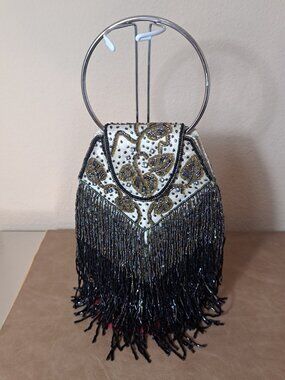 Vintage Max Mayer Beaded Purse w/Fringe